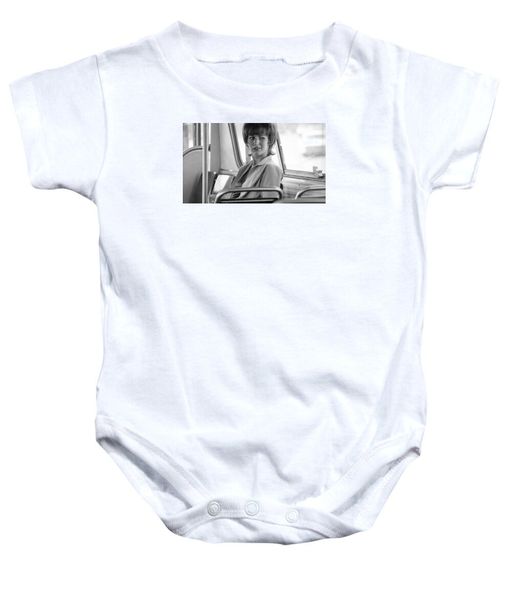 Actions Baby Onesie featuring the photograph Seriously? by Mike Evangelist