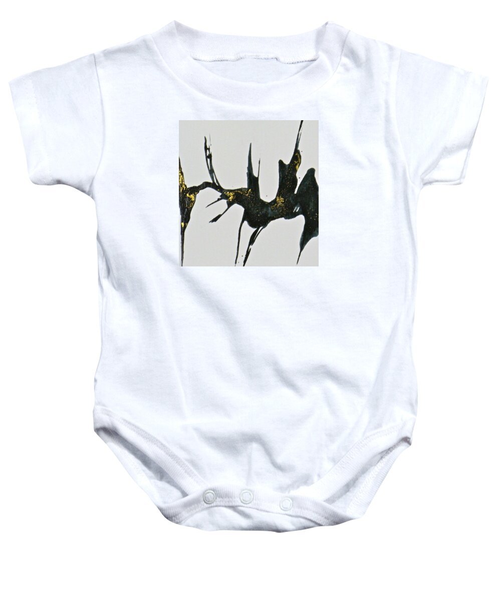 Fine Art Baby Onesie featuring the painting Shift by Mary Sullivan