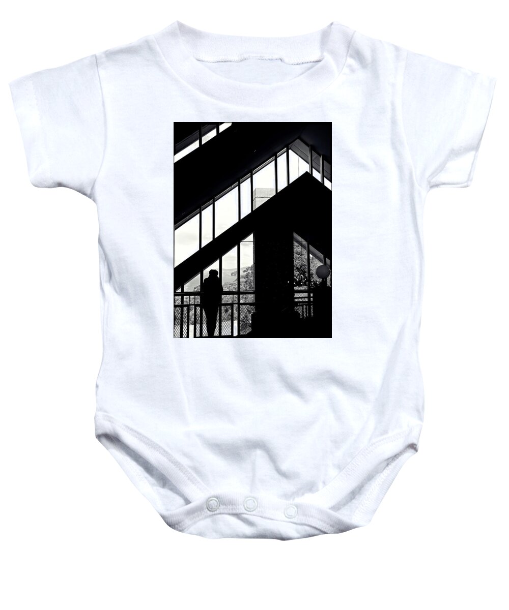 Silhouette Baby Onesie featuring the photograph Silhouette by Andrei SKY