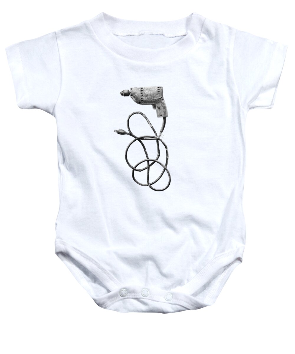 Antique Baby Onesie featuring the photograph Sioux Tools Drill I by YoPedro