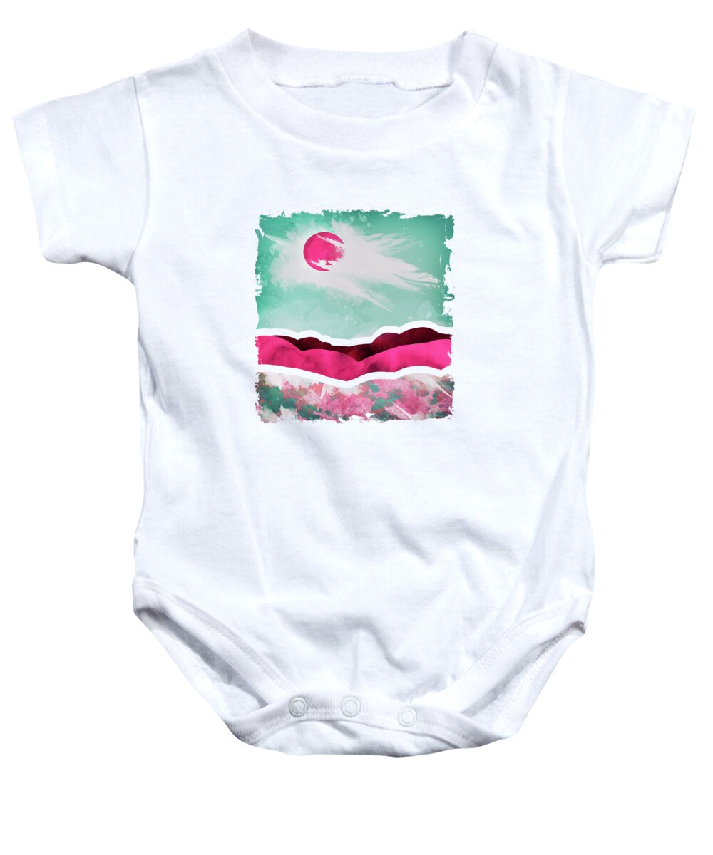 Spring Baby Onesie featuring the digital art Spring Day by Katherine Smit
