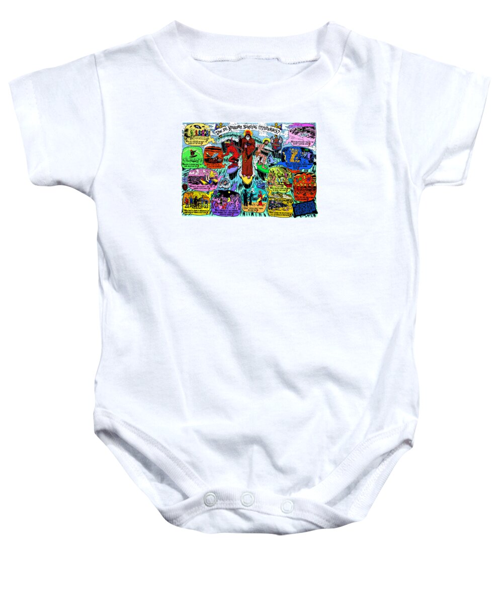  Baby Onesie featuring the painting St. Kahuna by Steve Fields