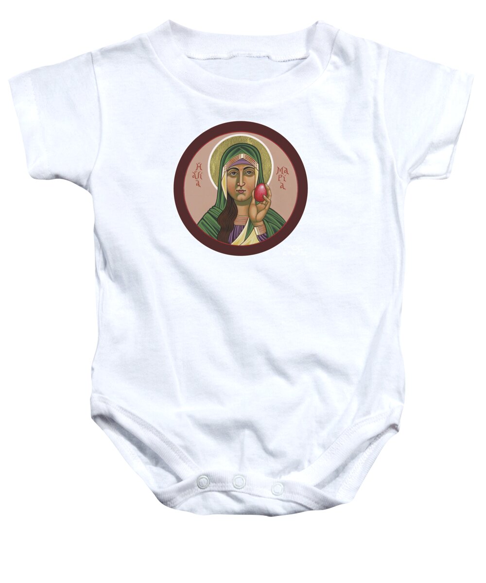 St Mary Magdalen Preaches To Pontius Pilate Baby Onesie featuring the painting St Mary Magdalen Preaches to Pontius Pilate 292 by William Hart McNichols