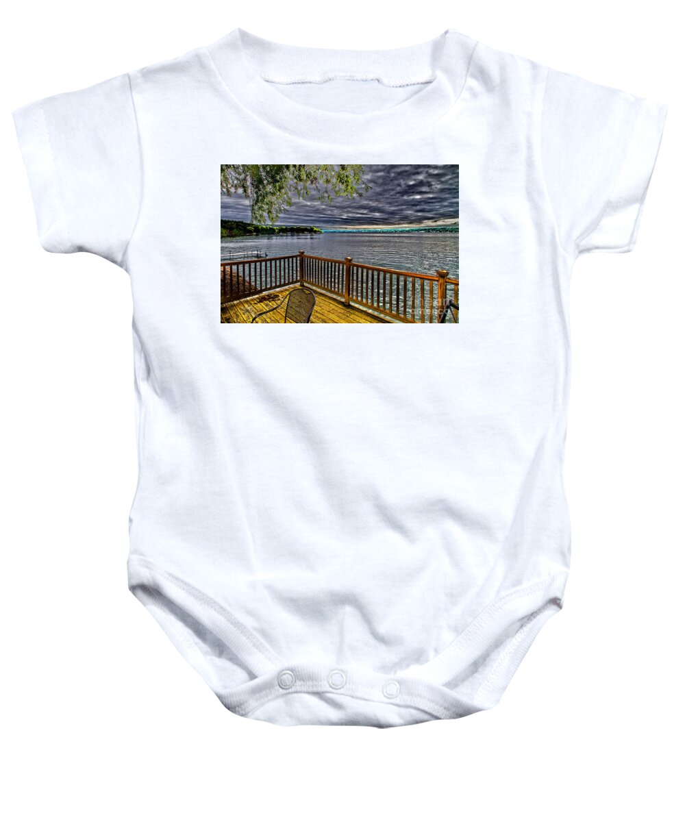 Storm Baby Onesie featuring the photograph Storm Forecast by William Norton