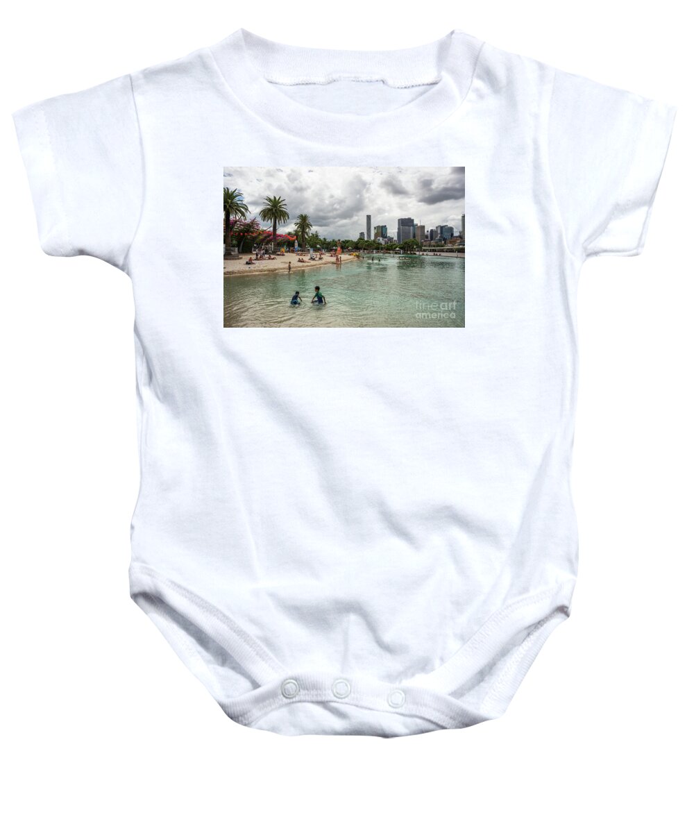 2017 Baby Onesie featuring the photograph Streets Beach lagoon by Andrew Michael