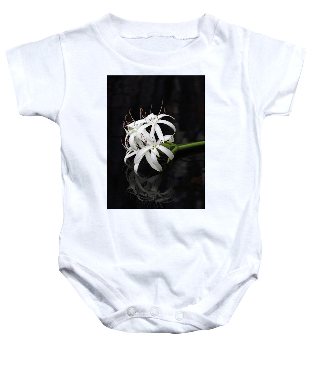 Wildflower Baby Onesie featuring the photograph String Lily #1 by Paul Rebmann