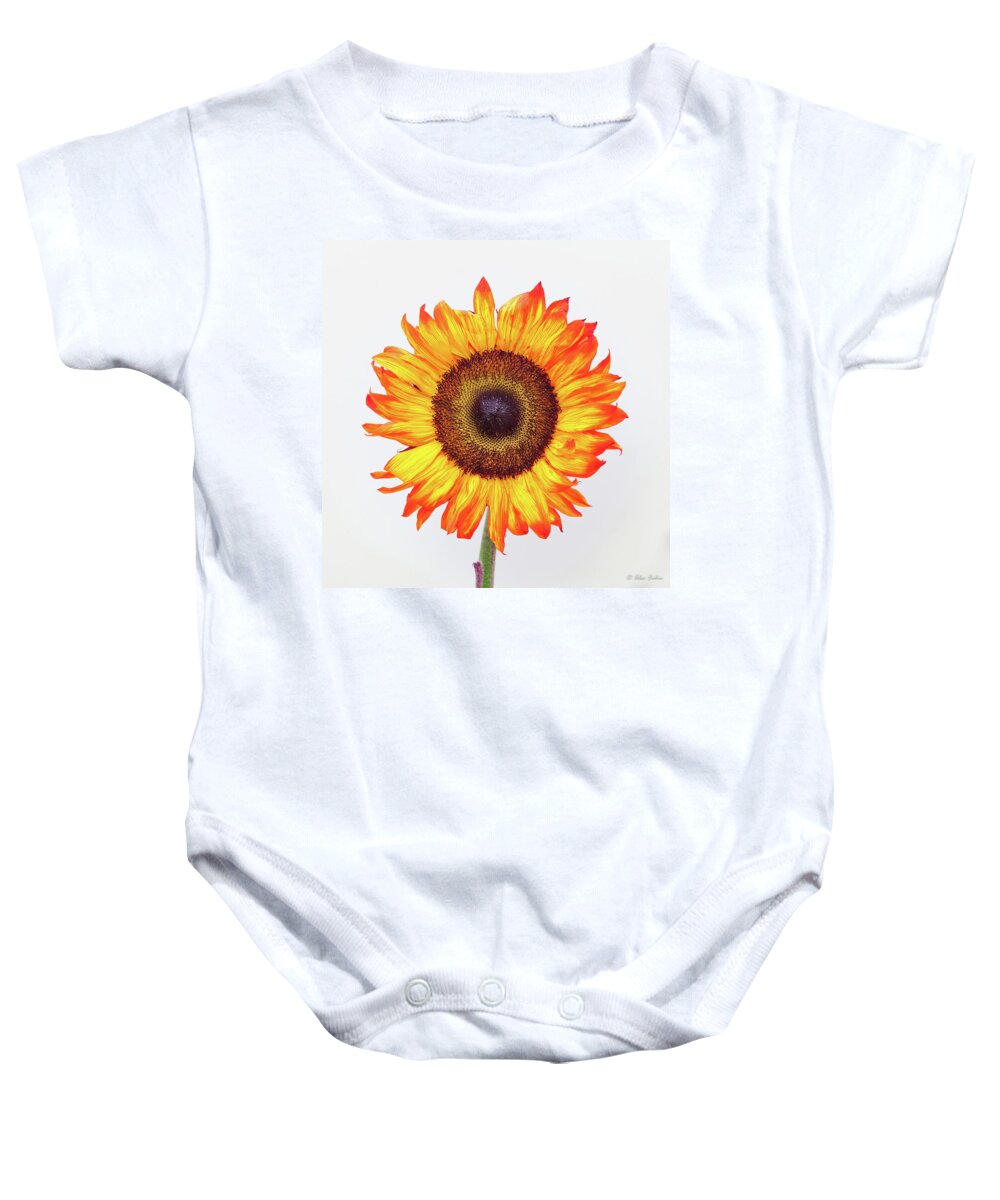 Floral Baby Onesie featuring the photograph Summer Flame 1 by Alexander Fedin