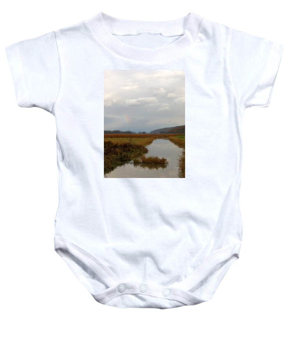 Rainbow Baby Onesie featuring the photograph Sunless Rainbow by Azthet Photography