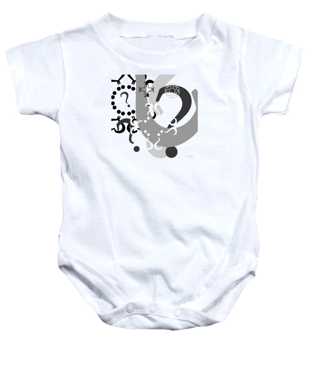 Surprise Baby Onesie featuring the digital art Surprise by Joseph A Langley