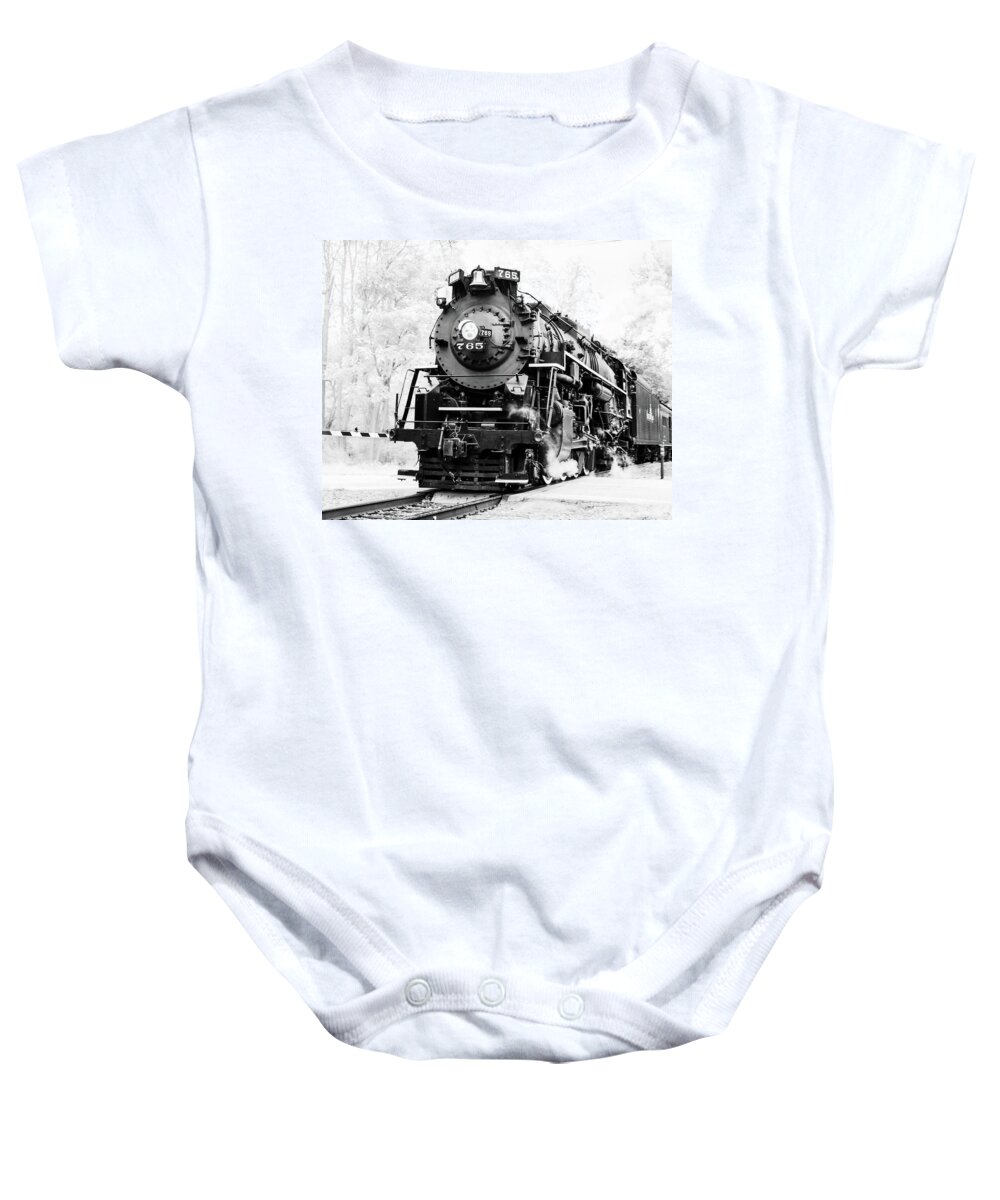 Ohio Baby Onesie featuring the photograph The 765 by Stewart Helberg