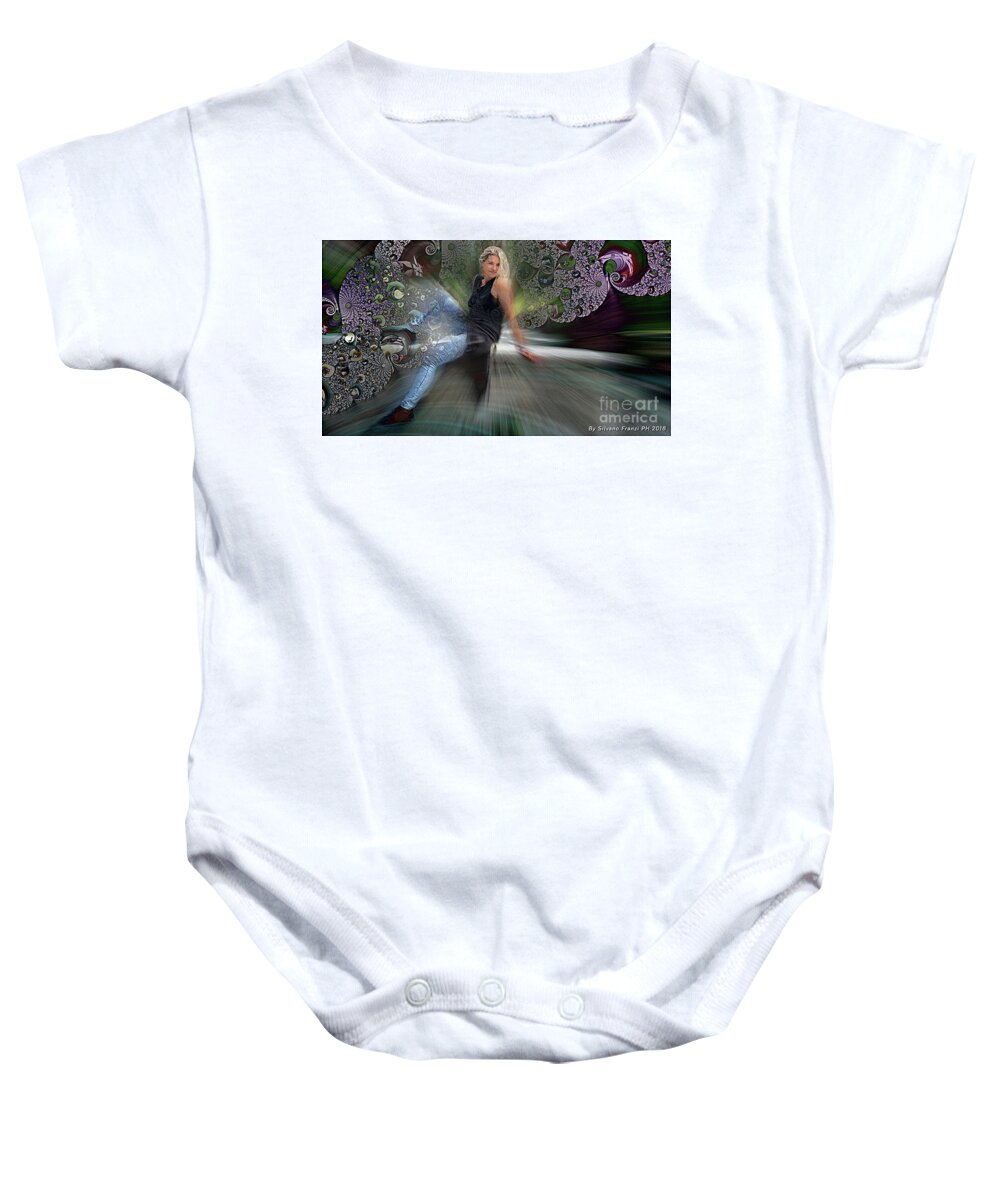 Avant-garde Baby Onesie featuring the digital art The beauty of fractals by Silvano Franzi