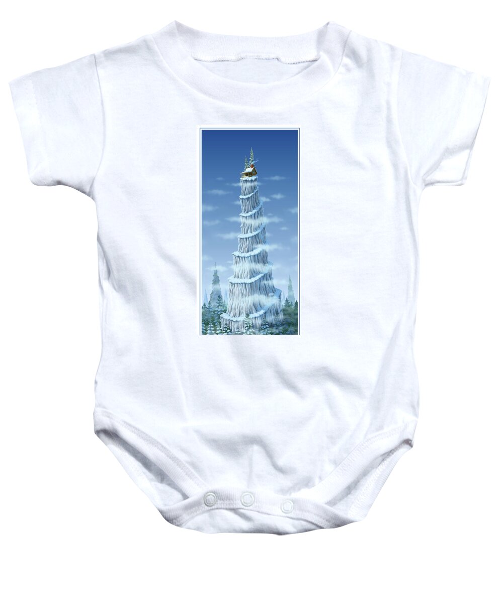 Fantasy Baby Onesie featuring the digital art The Boondocks by Scott Ross