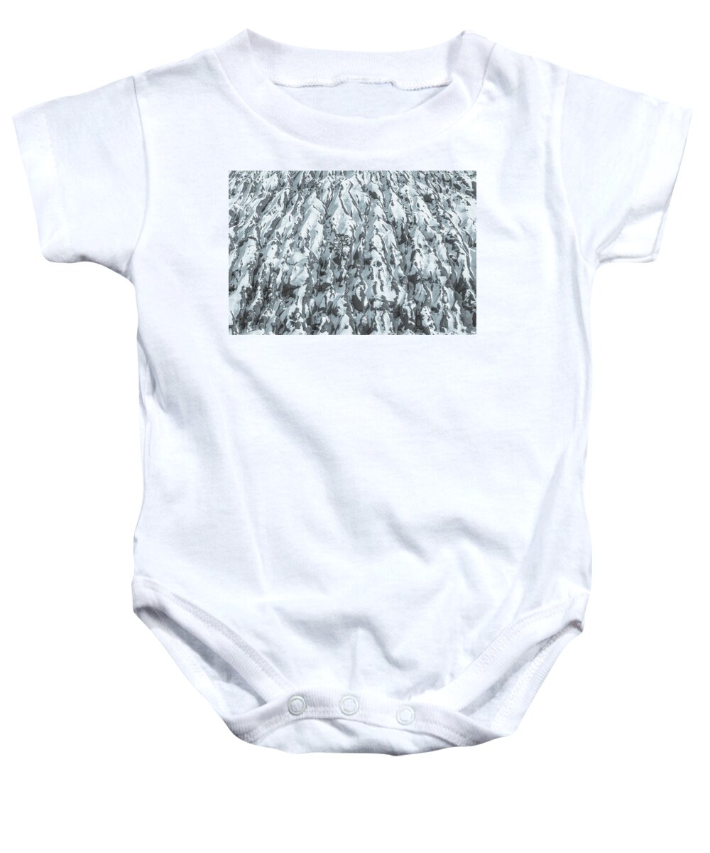 Winter Wonderland Baby Onesie featuring the photograph The Greek God Ophion Is The Ruler Of The Earth. by Bijan Pirnia