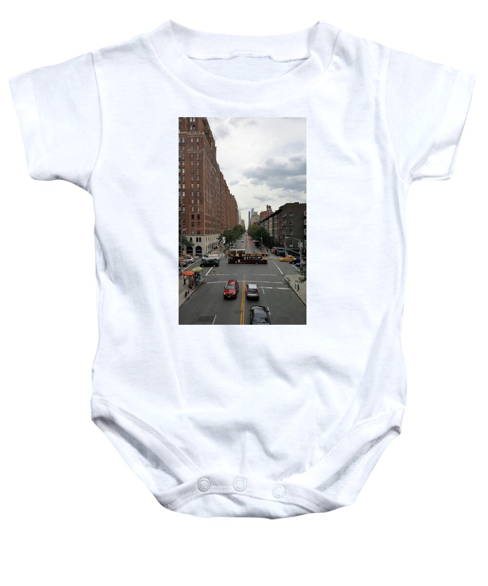 The High Line Baby Onesie featuring the photograph The High Line 134 by Rob Hans