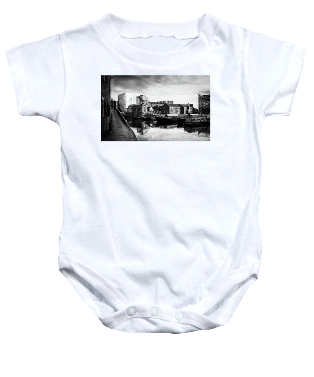 Birmingham Baby Onesie featuring the photograph The Old and the New by Nick Bywater