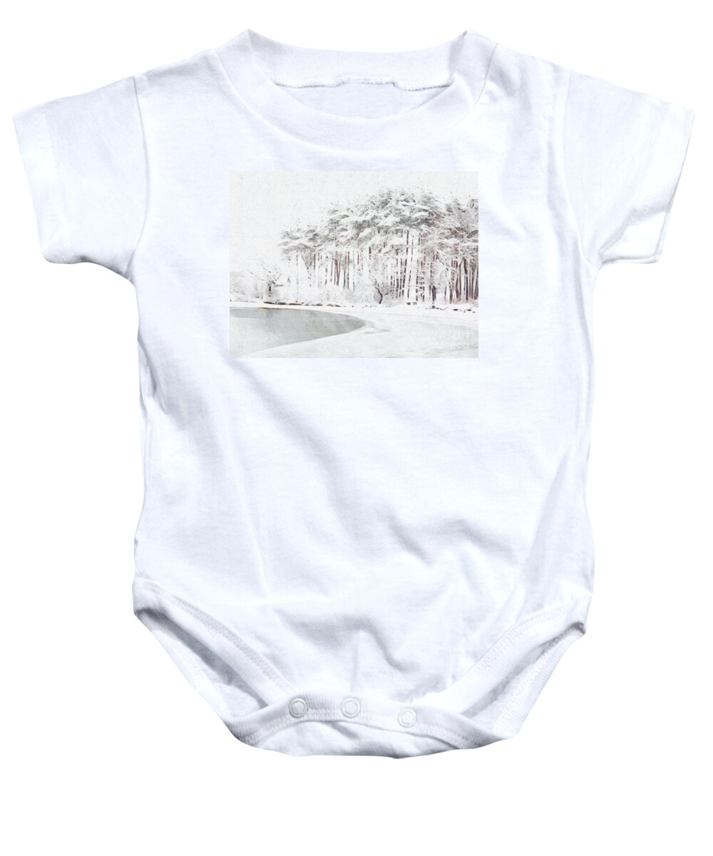 The Storm Is Over Baby Onesie featuring the photograph The Storm Is Over by Marcia Lee Jones