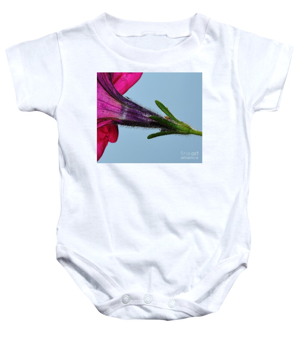 Macro Baby Onesie featuring the photograph Up Close by Dani McEvoy