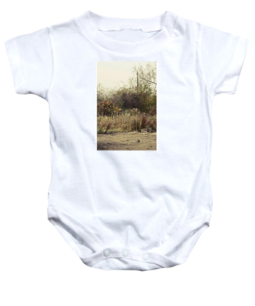 Seaside Baby Onesie featuring the photograph Walking By The Lake

#landscape #lake by Mandy Tabatt