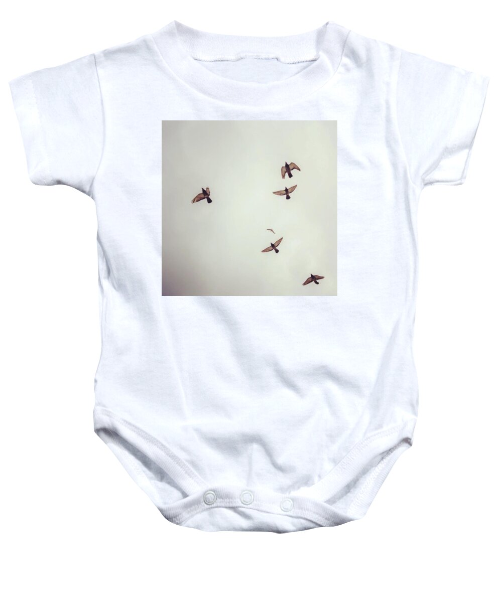 Averseadayforsevendays Baby Onesie featuring the photograph We Justify Our Actions By Appearances; by Aleck Cartwright