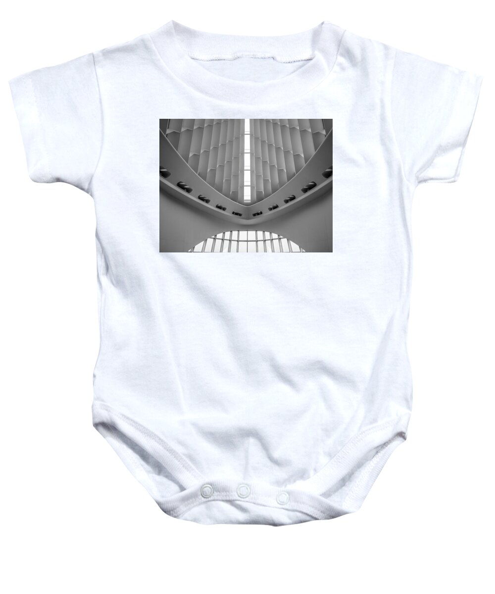 Milwaukee Art Museum Baby Onesie featuring the photograph Windhover #2 by John Roach