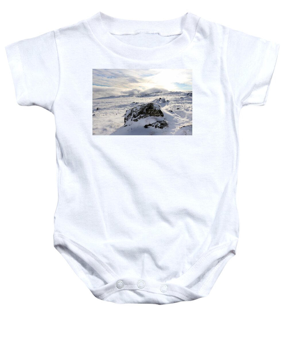 Nature Baby Onesie featuring the photograph Winter Clouds by Lukasz Ryszka