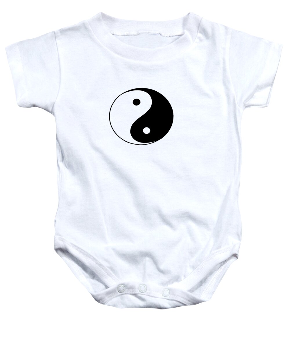Yin And Yang Baby Onesie featuring the photograph Yin and Yang by Pat Cook