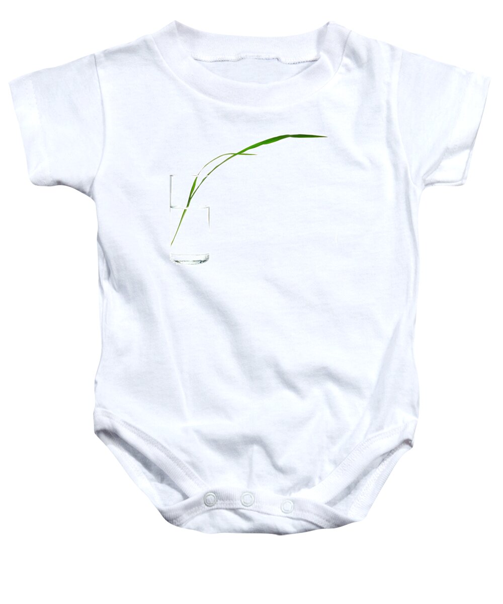 Grass Baby Onesie featuring the photograph Zen Grass by Mark Fuller