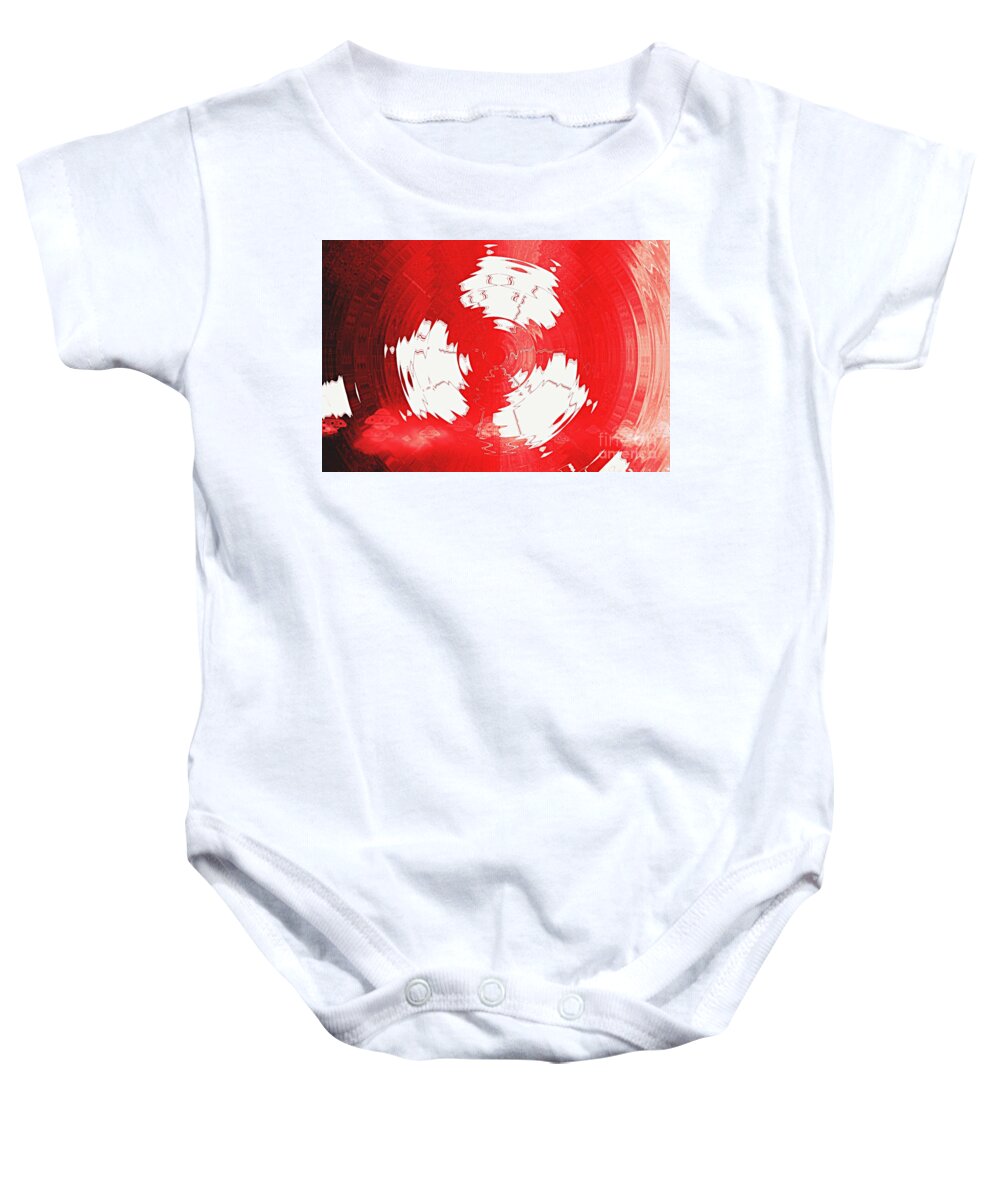 Ufo Baby Onesie featuring the digital art Are They Here by Bill King