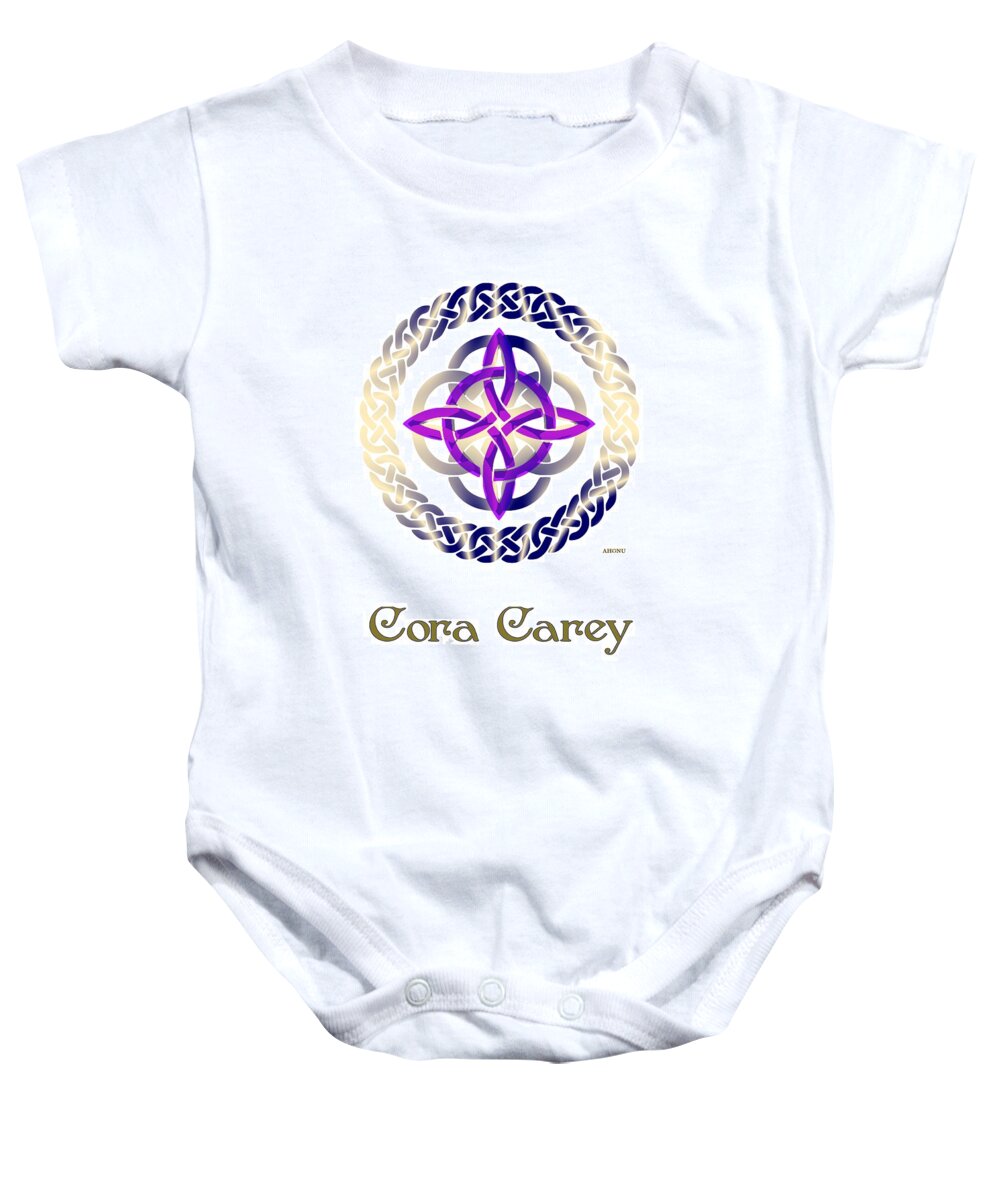 Ireland Baby Onesie featuring the mixed media CC Soul Portrait by AHONU Aingeal Rose