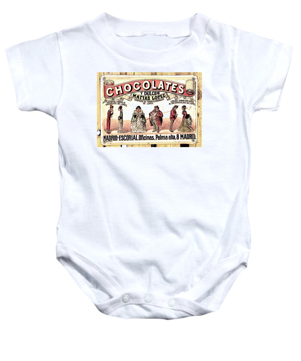 Vintage Baby Onesie featuring the drawing Chocolates - DWP870701 by Dean Wittle