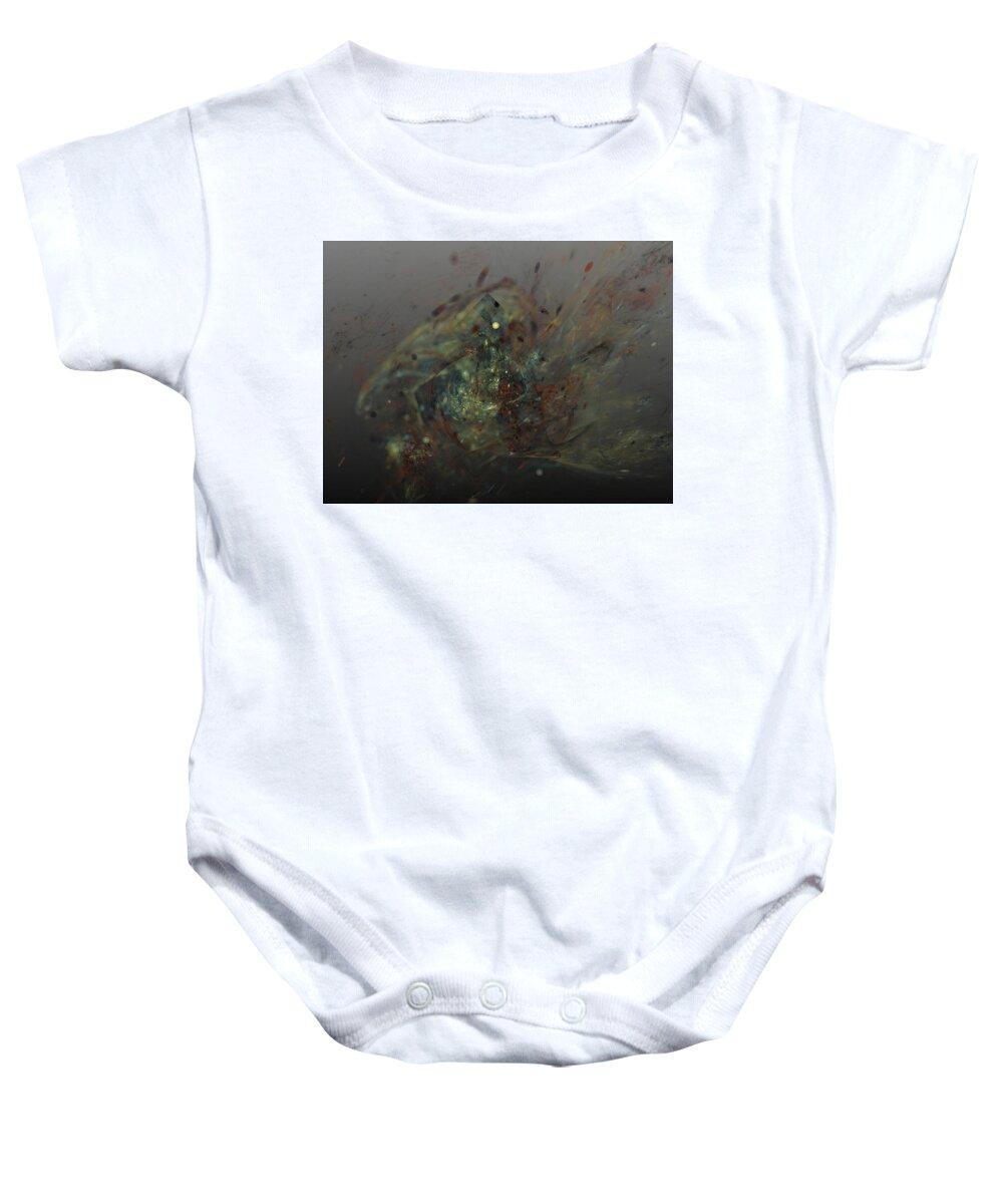 Art Baby Onesie featuring the digital art Death and legacy by Jeff Iverson