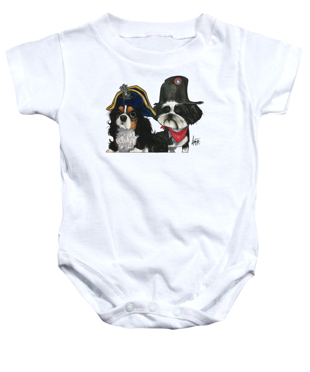 Dubay 4433 Baby Onesie featuring the photograph Dubay 4433 by Canine Caricatures By John LaFree
