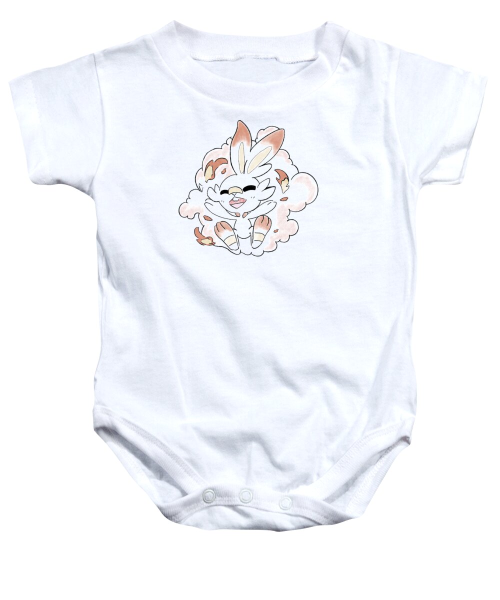 Download Galar Fire Starter Team Scorbunny Onesie For Sale By Andrea