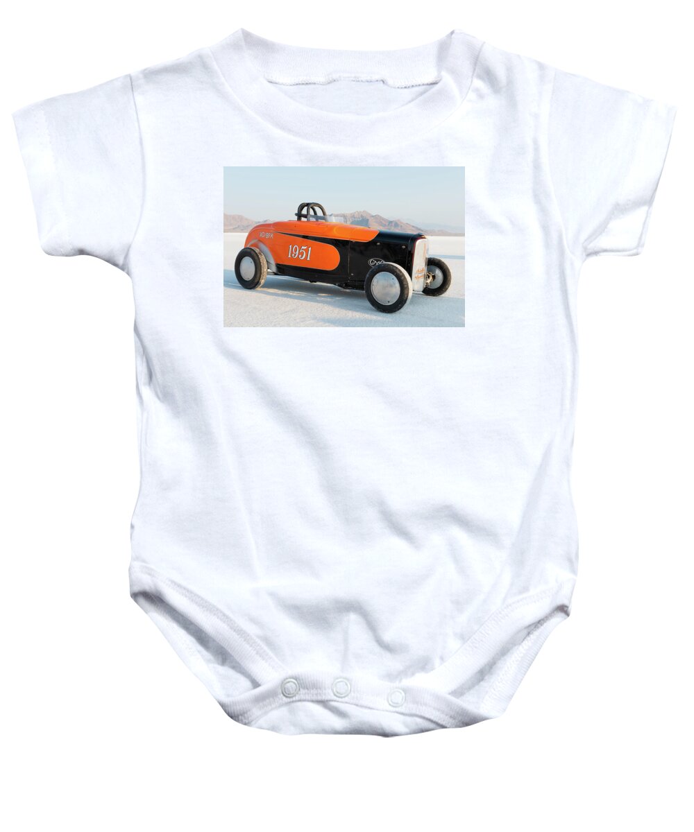  Baby Onesie featuring the photograph Hi-boy Roadster #1951 by Andy Romanoff
