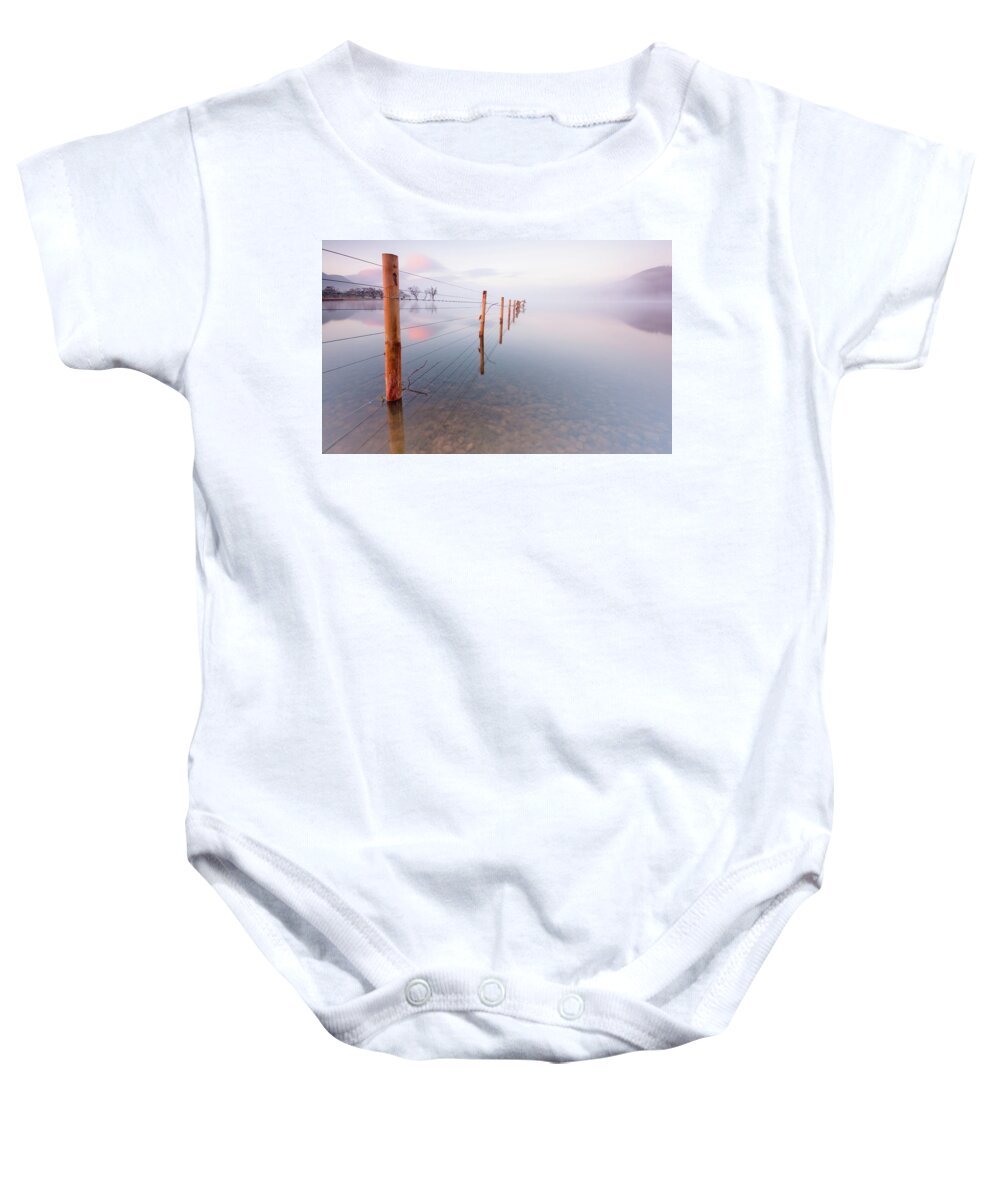 Landscape Baby Onesie featuring the photograph Into Infinity by Anita Nicholson