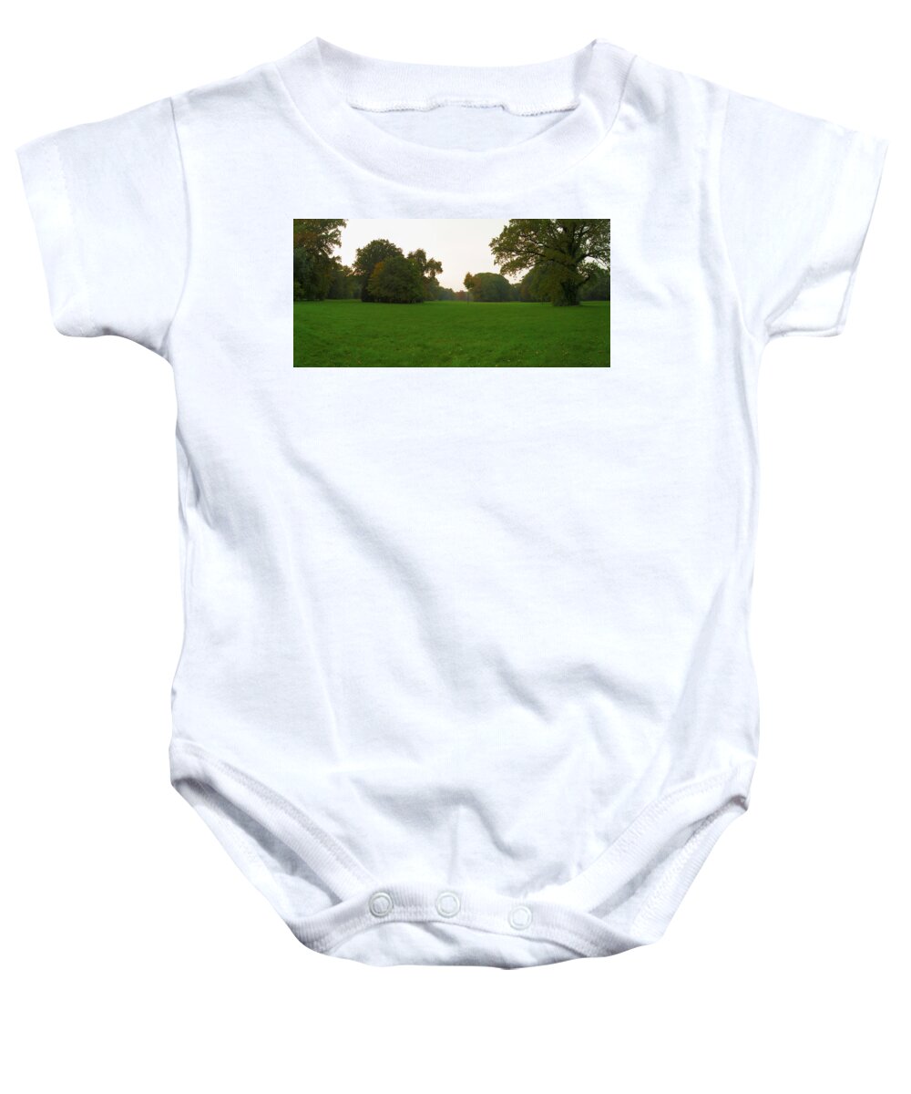 Landscape Park Baby Onesie featuring the photograph Late afternoon in the park by Sun Travels