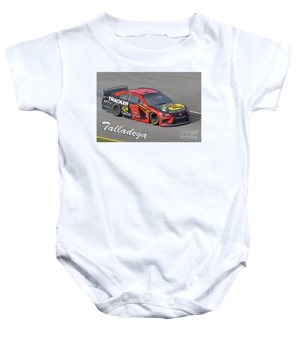 Truex Baby Onesie featuring the photograph Martin Truex Jr. II by Billy Knight