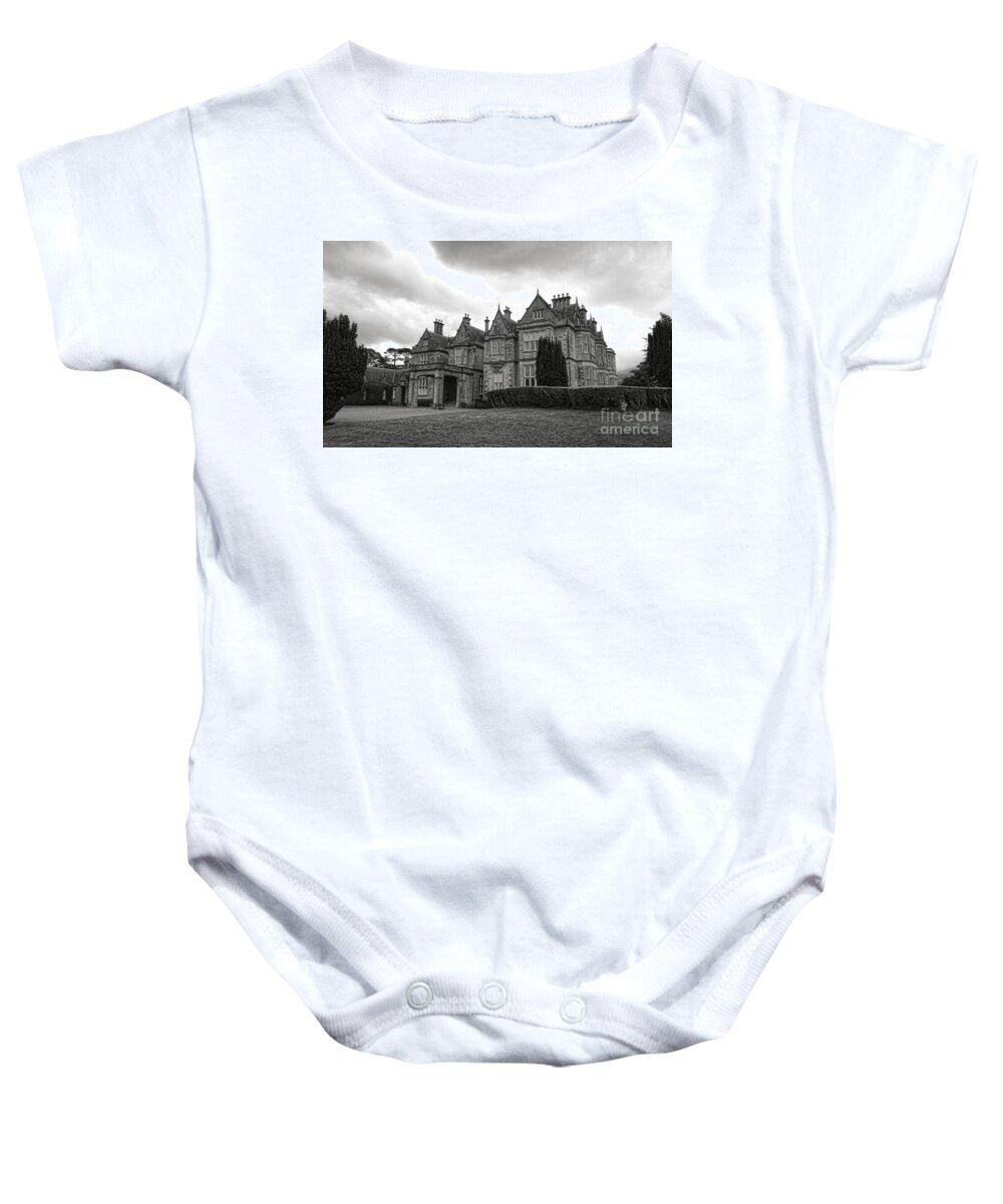 Muckross Baby Onesie featuring the photograph Muckross House by Olivier Le Queinec