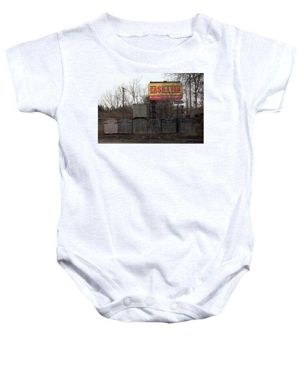 Industrial Baby Onesie featuring the photograph Opportunity by Kreddible Trout