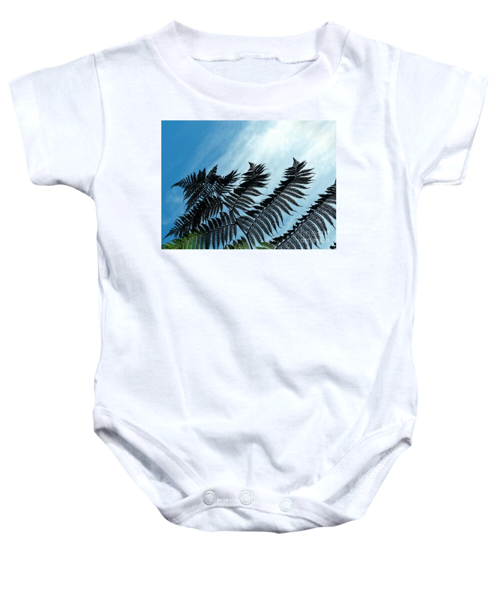 Palm Tree Baby Onesie featuring the photograph Palms Flying High by Rosanne Licciardi