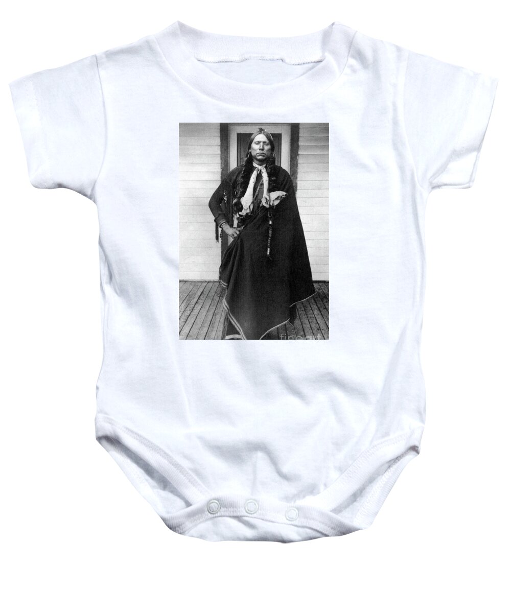 1895 Baby Onesie featuring the photograph Quanah Parker by Granger