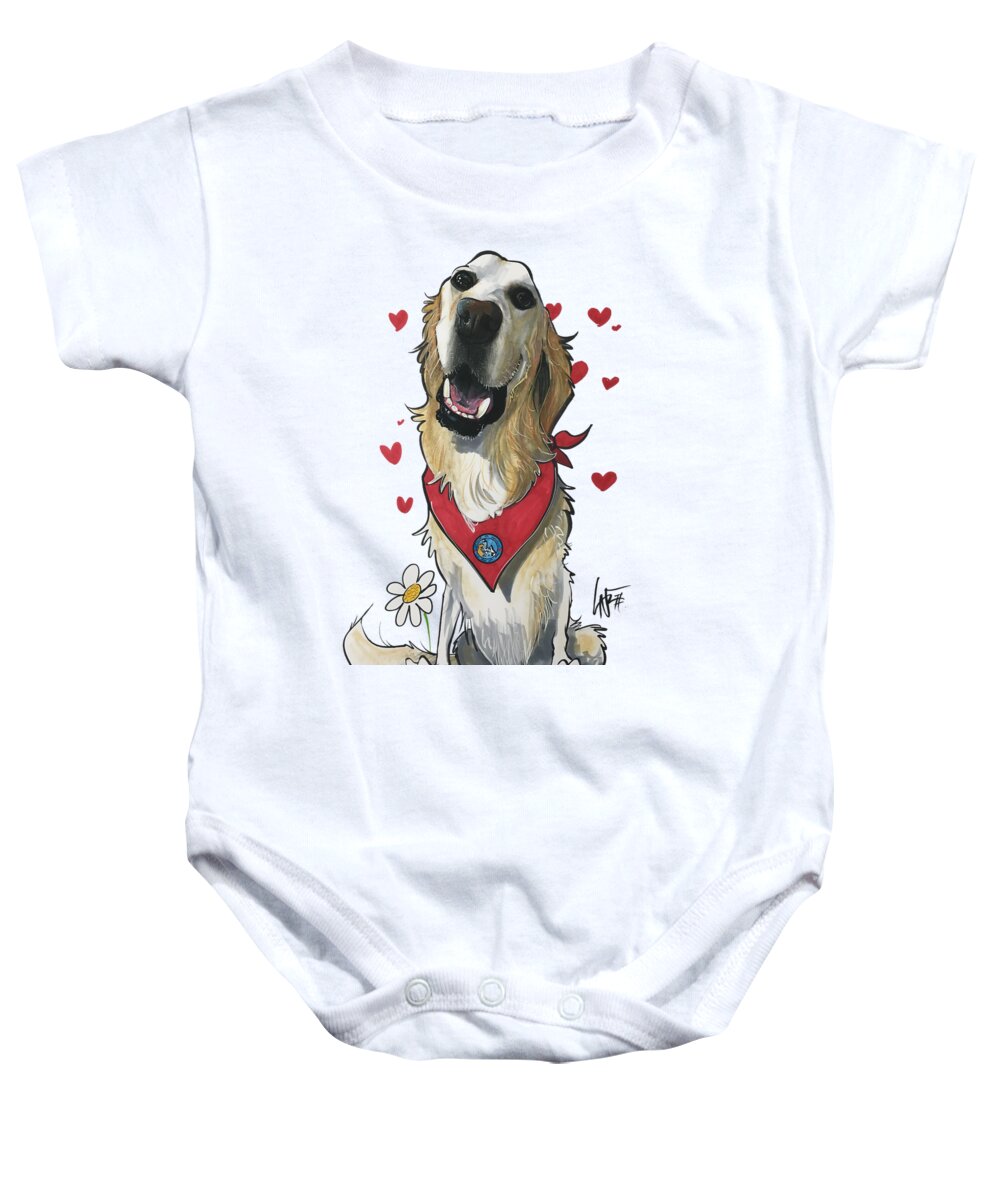 Roberts 4155 Baby Onesie featuring the drawing Roberts 4155 by John LaFree