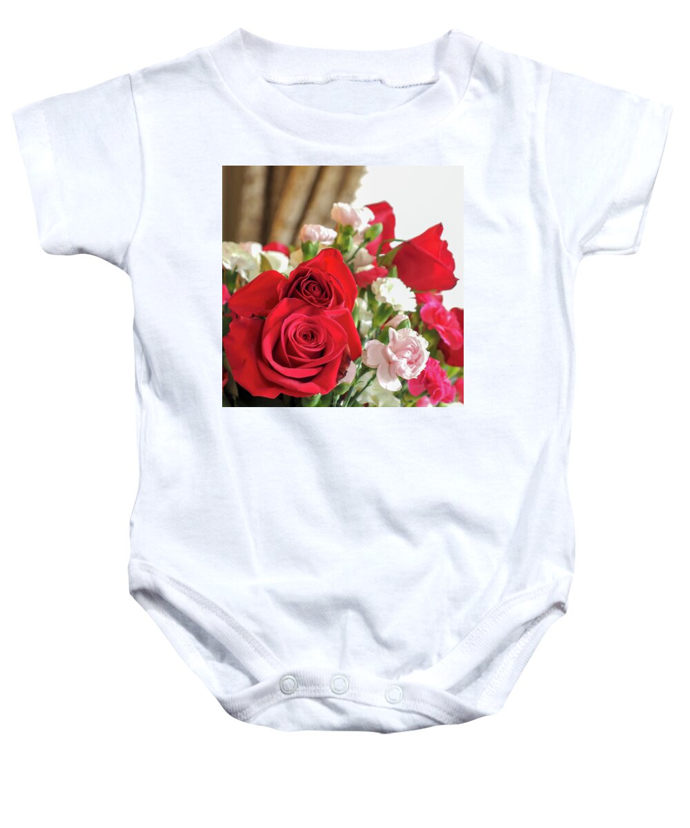 Roses Baby Onesie featuring the photograph Roses 11 by C Winslow Shafer