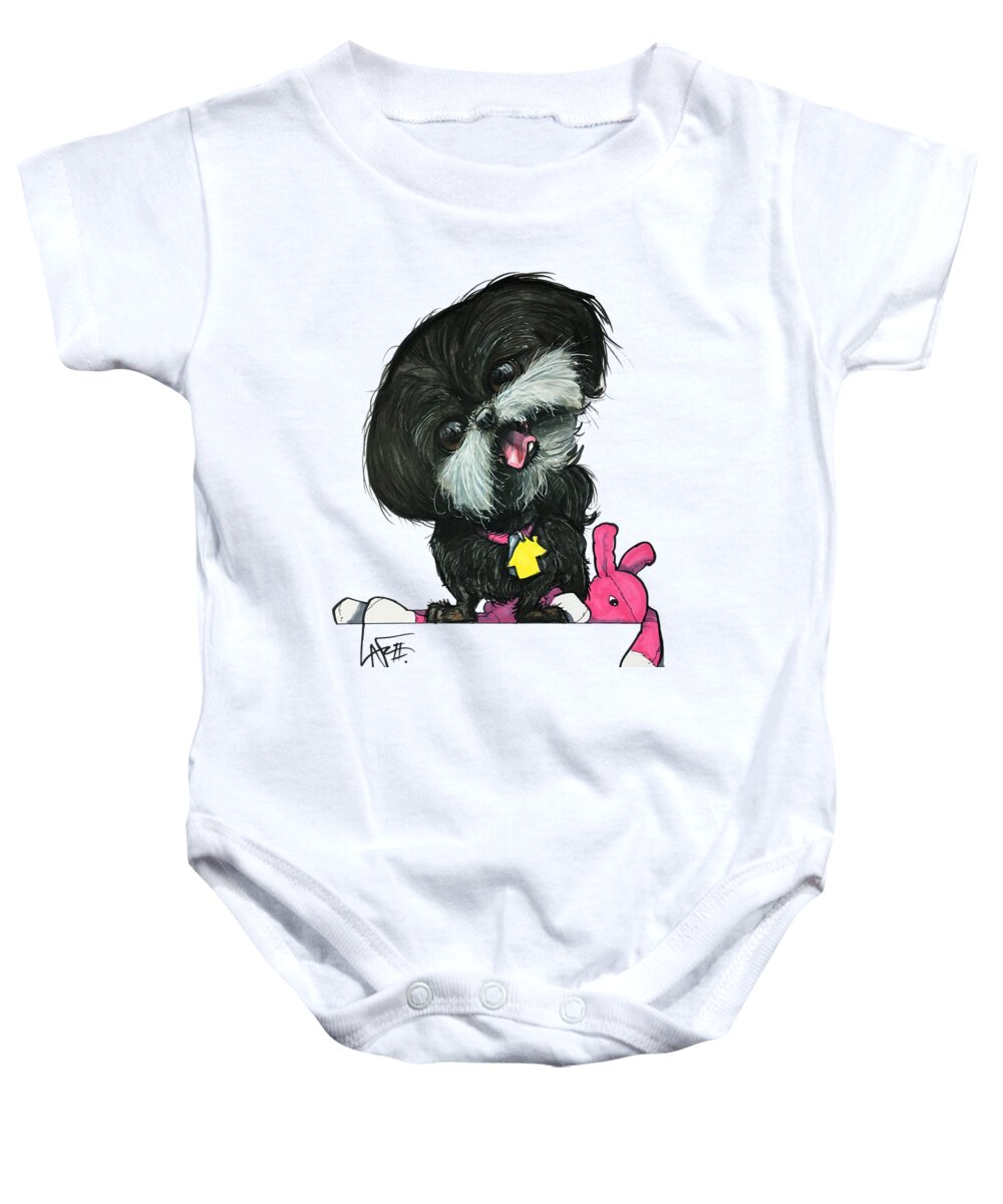 Sharp 4744 Baby Onesie featuring the drawing Sharp 4744 by John LaFree