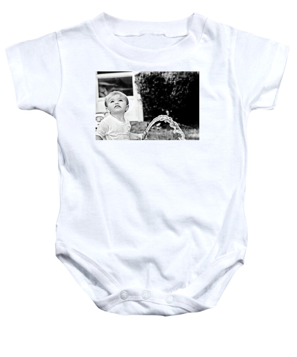 Summertime Baby Onesie featuring the photograph Summer Cool Down by Flippin Sweet Gear