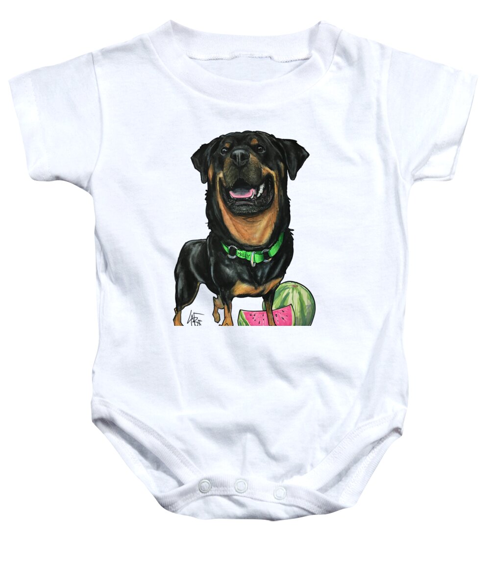 Summerson 4525 Baby Onesie featuring the drawing Summerson 4525 by John LaFree