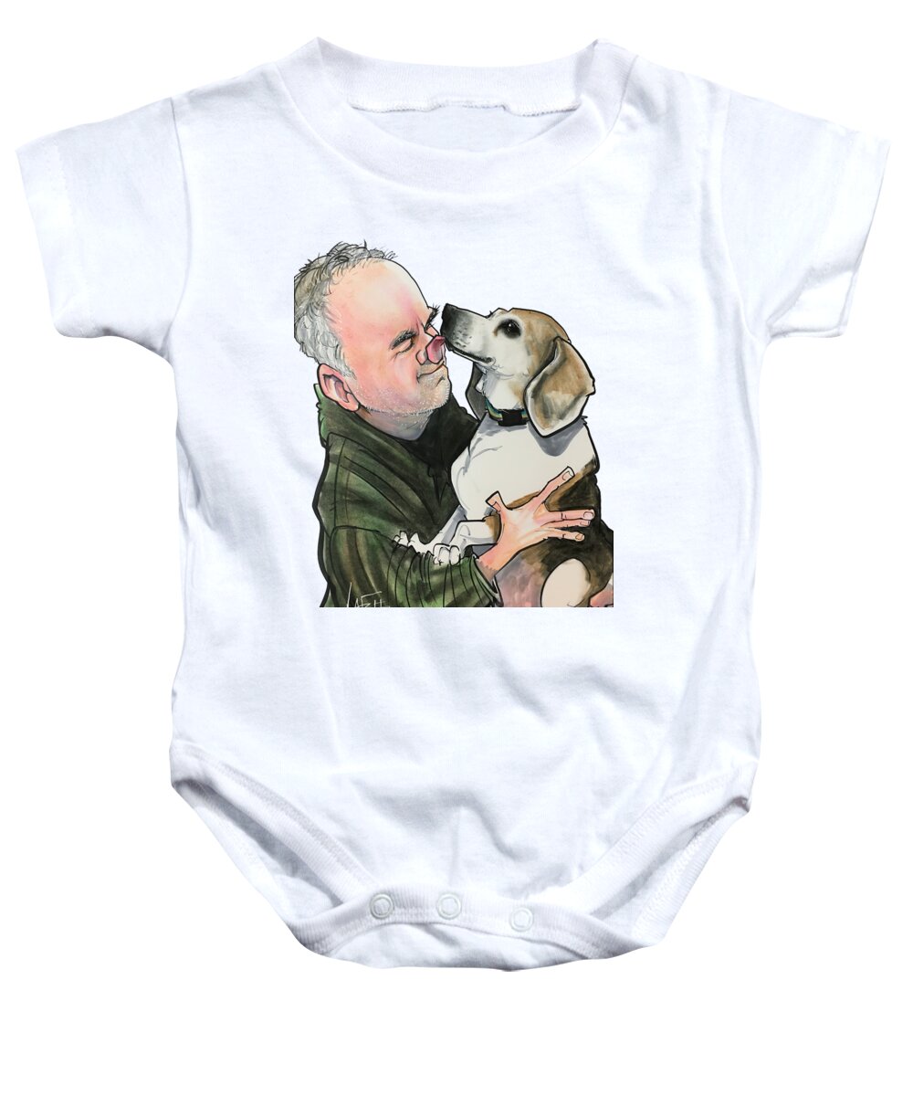 Tabereaux 4432 Baby Onesie featuring the drawing Tabereaux 4432 by John LaFree