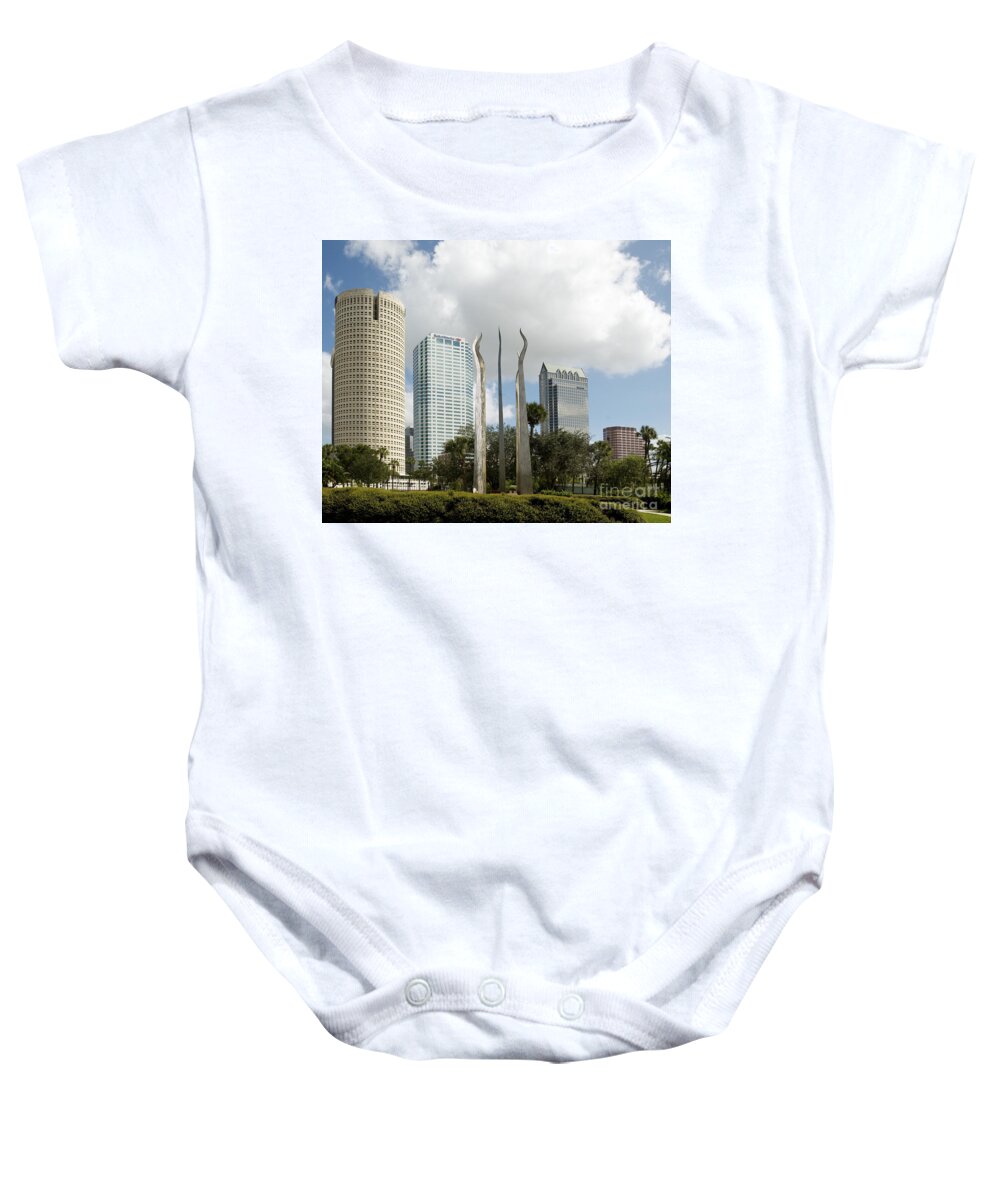 2007 Baby Onesie featuring the photograph Tampa Skyline, 2007 by Carol Highsmith