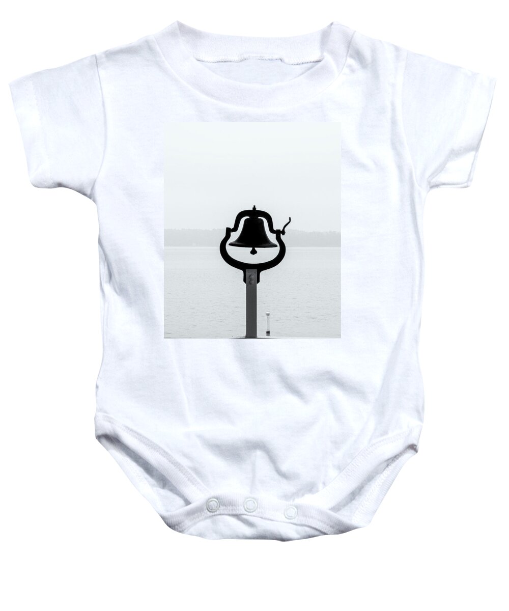 St Lawrence Seaway Baby Onesie featuring the photograph The Bell by Tom Singleton