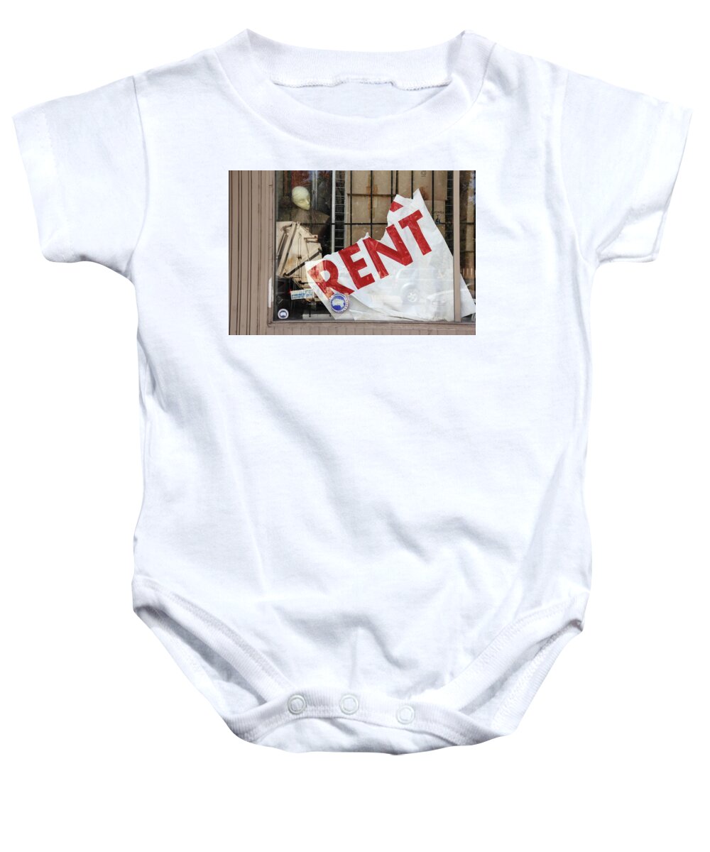 Urban Baby Onesie featuring the photograph The Economy by Kreddible Trout